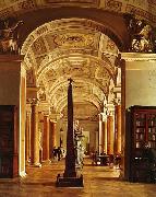 Alexey Tyranov View on the Hermitage Library oil